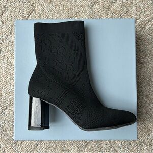 Sock Boot Block Heels